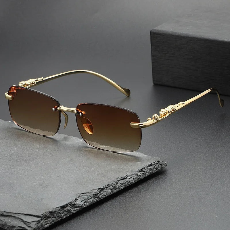 Midas UV400 Rimless Sunglasses