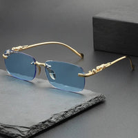 Midas UV400 Rimless Sunglasses