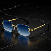 Peleus UV400 Rimless Sunglasses
