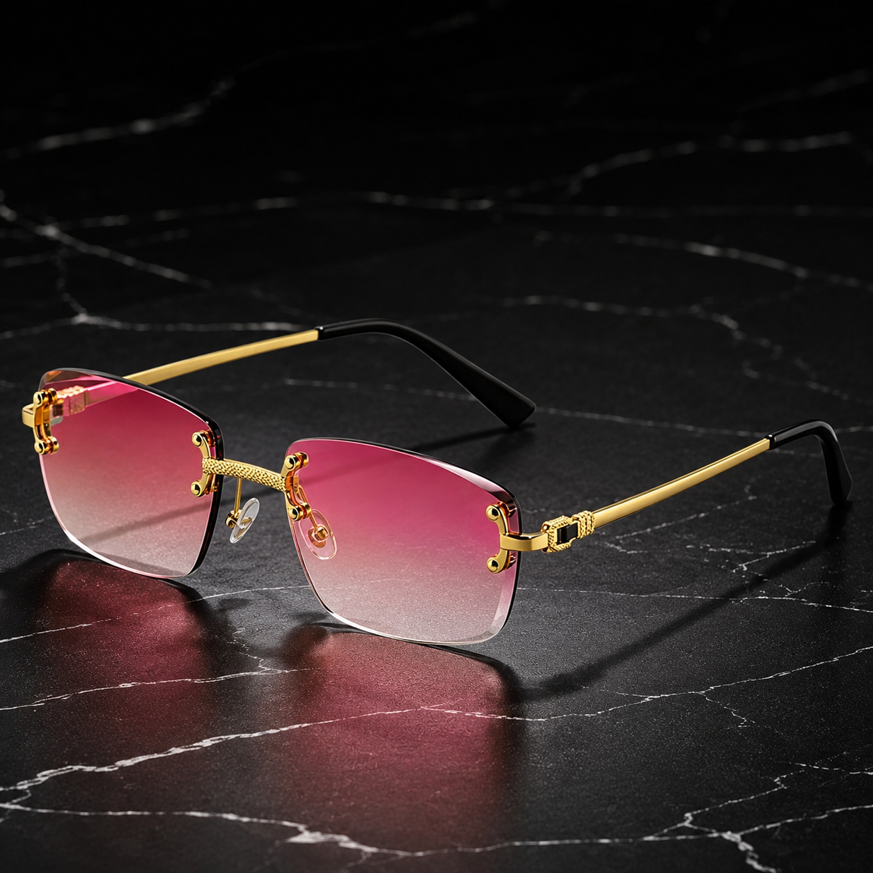 Peleus UV400 Rimless Sunglasses