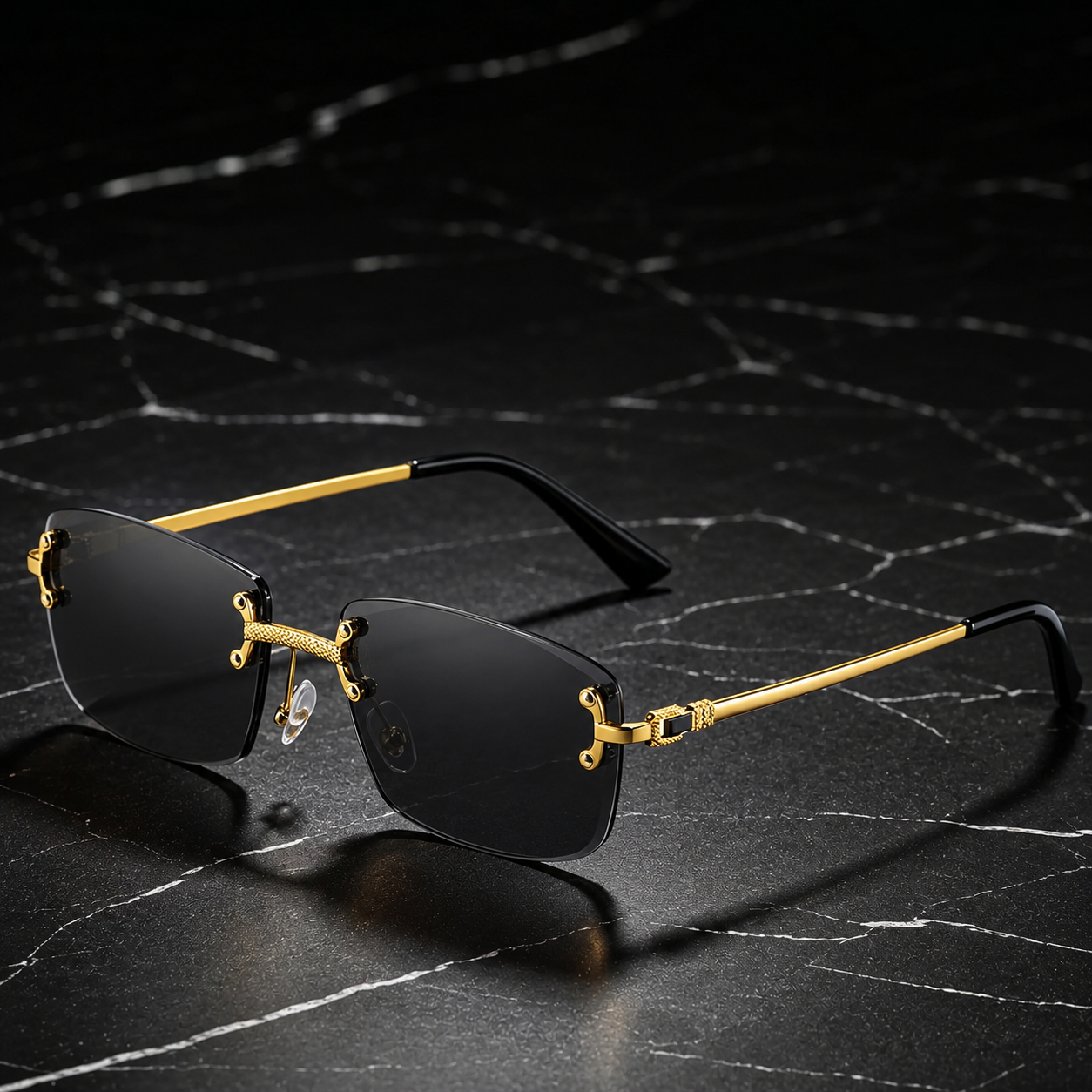 Peleus UV400 Rimless Sunglasses
