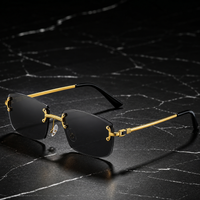 Peleus UV400 Rimless Sunglasses