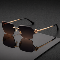 Lycaon UV400 Rimless Sunglasses