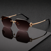Lycaon UV400 Rimless Sunglasses