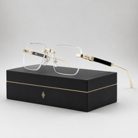 Chiron UV400 Rimless Sunglasses