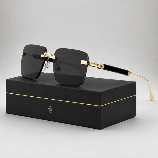 Chiron UV400 Rimless Sunglasses
