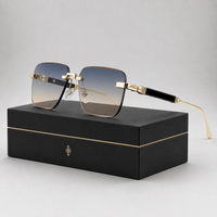 Chiron UV400 Rimless Sunglasses