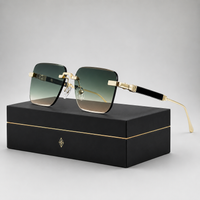 Chiron UV400 Rimless Sunglasses