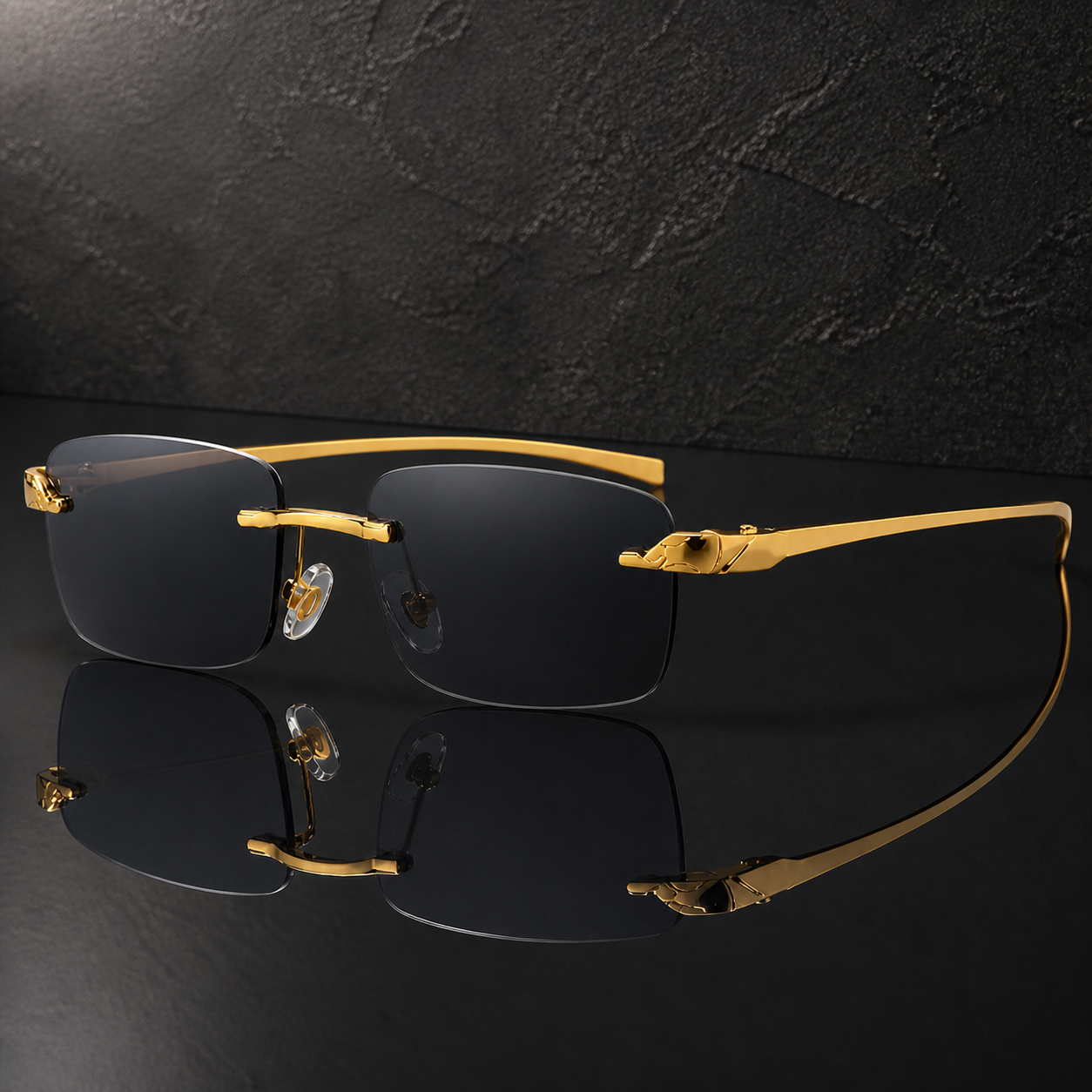 Hyperion UV400 Rimless Sunglasses