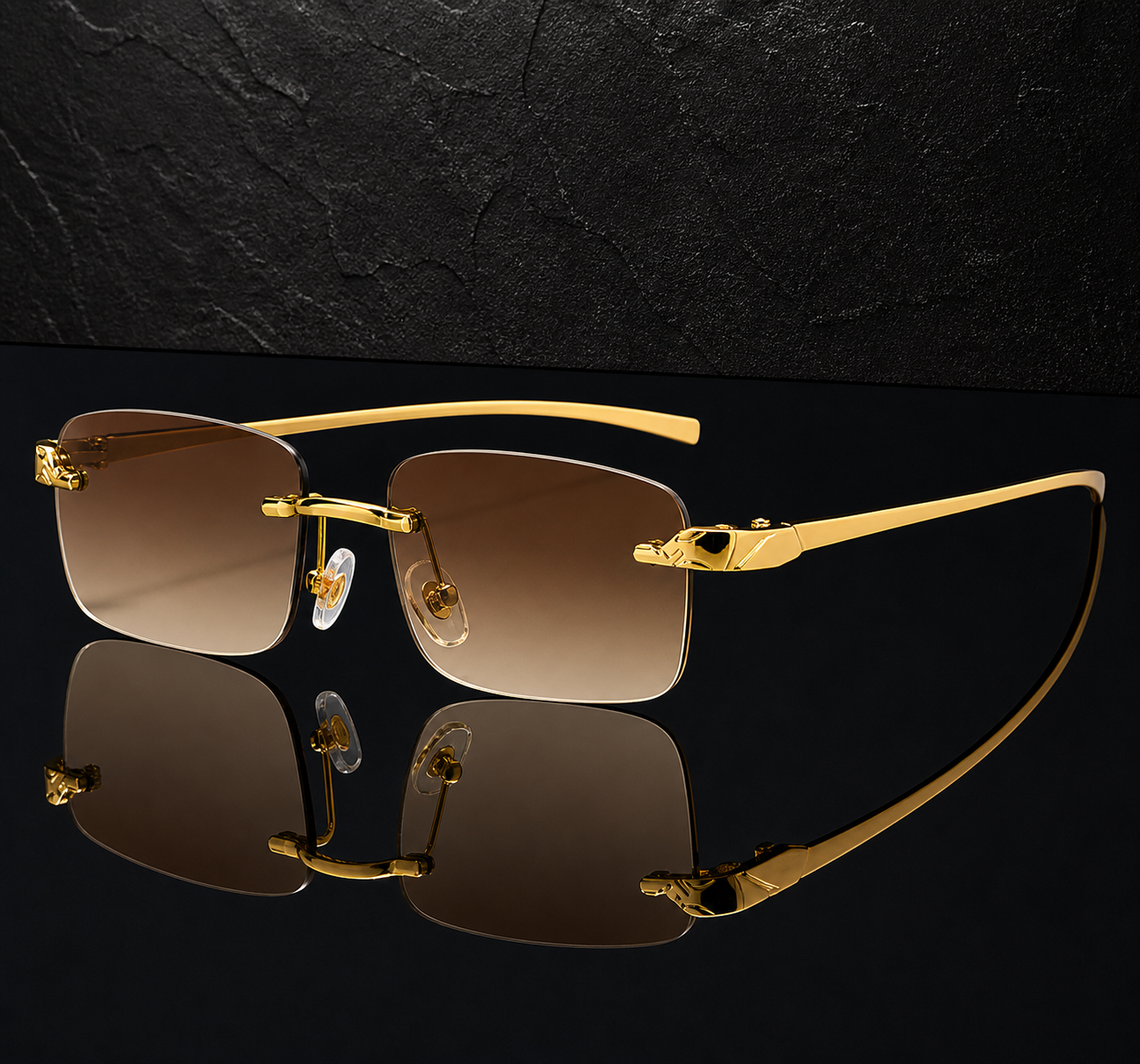 Hyperion UV400 Rimless Sunglasses