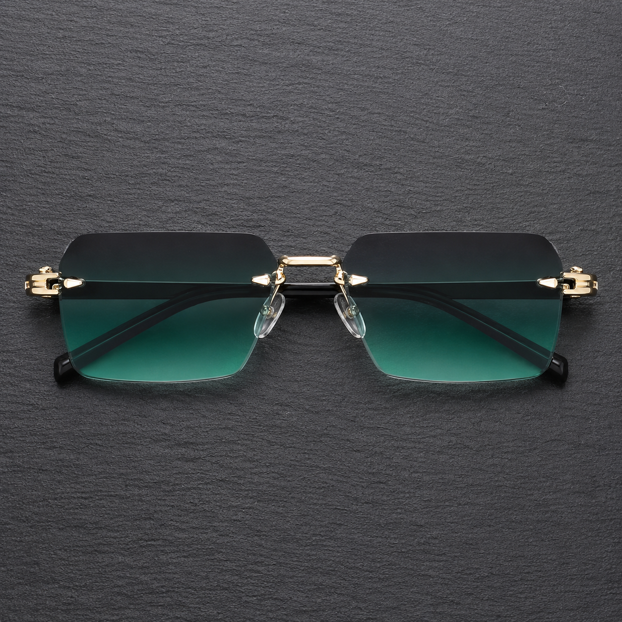Polyperchon UV400 Rimless Sunglasses