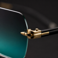 Polyperchon UV400 Rimless Sunglasses