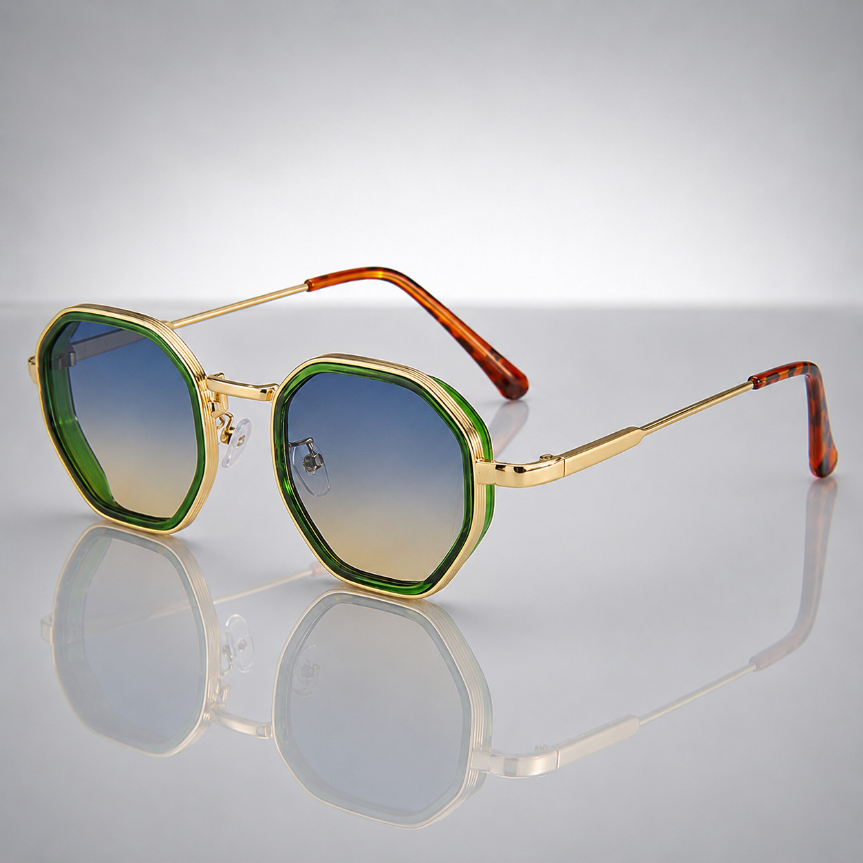 Augustin Polarized Square Sunglasses