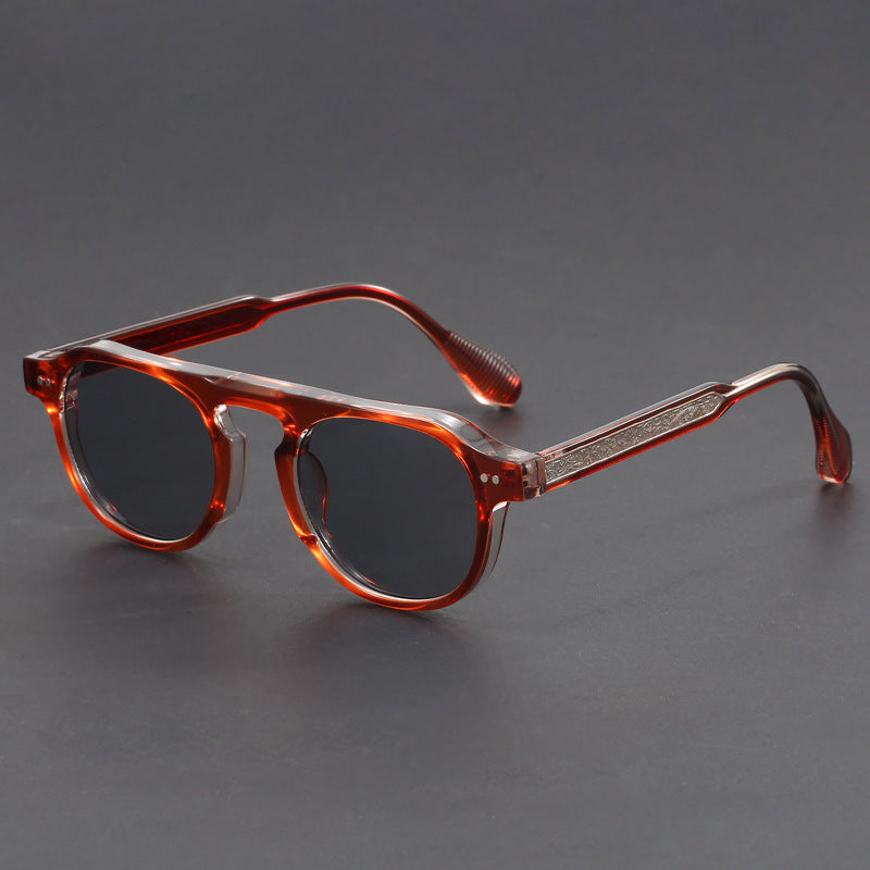Stavros Polarized Round Sunglasses