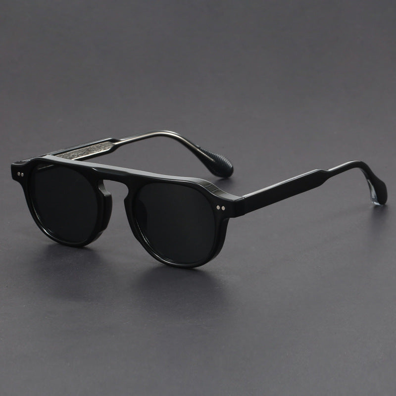 Stavros Polarized Round Sunglasses
