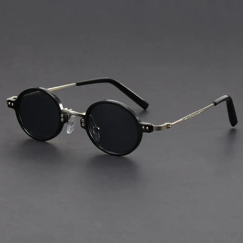 Leander UV400 Round Sunglasses