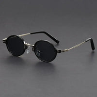 Leander UV400 Round Sunglasses