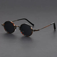 Leander UV400 Round Sunglasses