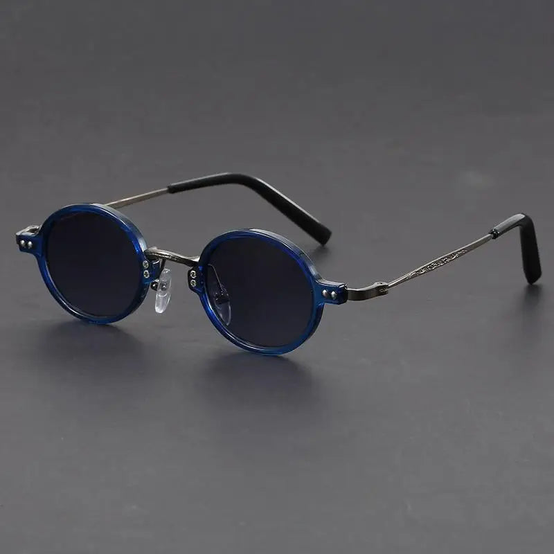 Leander UV400 Round Sunglasses