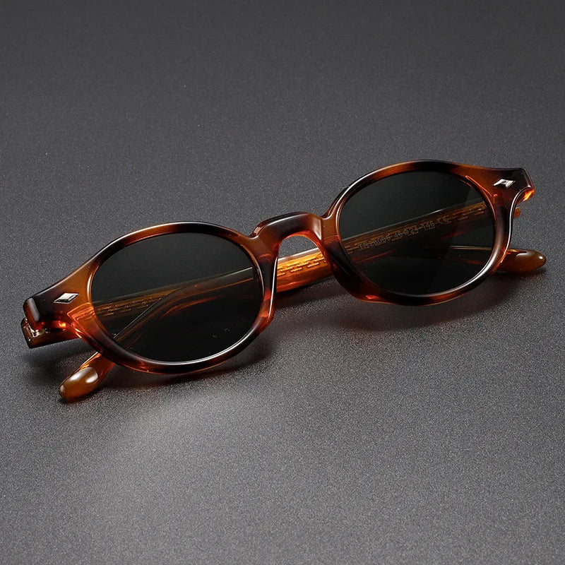 Democritus Polarized Round Sunglasses