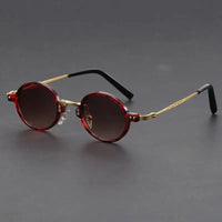 Leander UV400 Round Sunglasses
