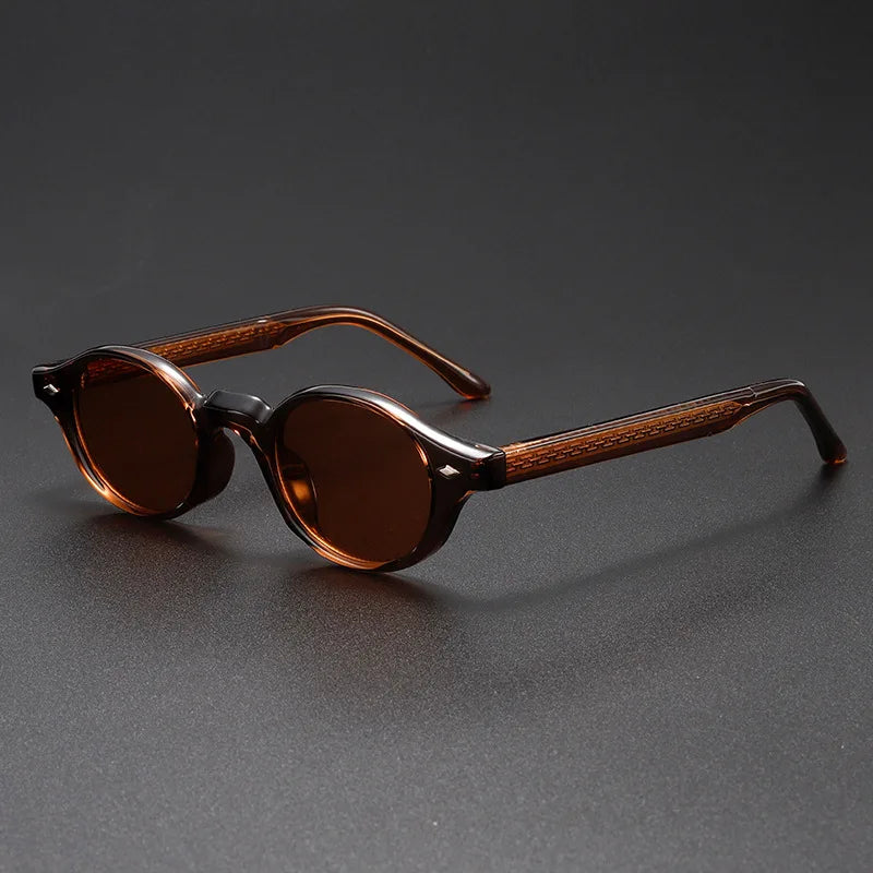 Democritus Polarized Round Sunglasses