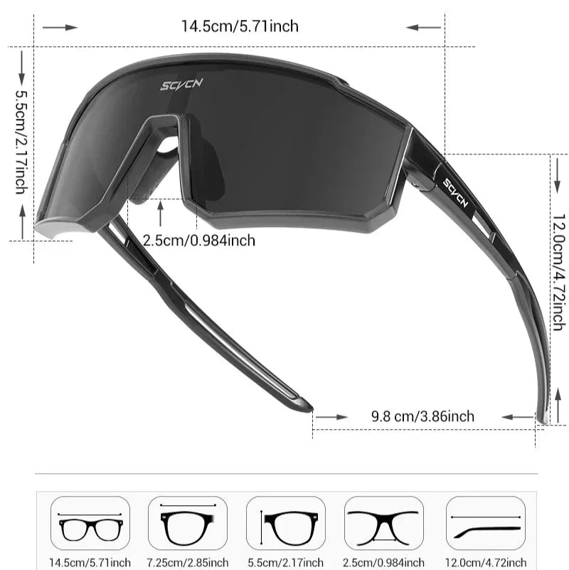 Damian UV400 Sport Sunglasses