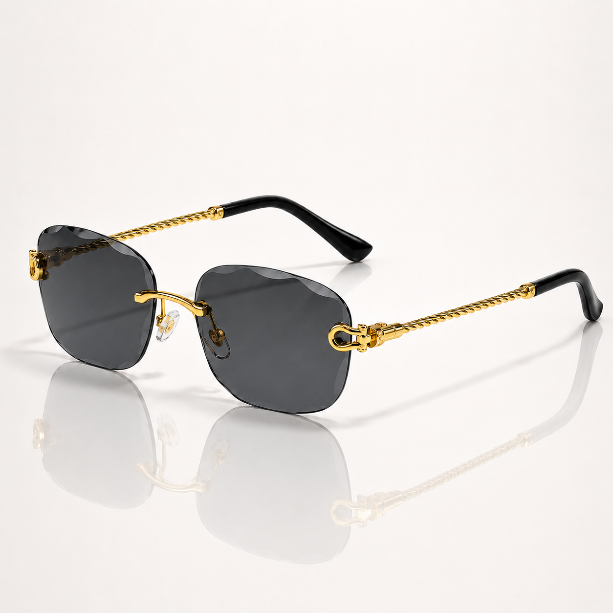 Nessus UV400 Rimless Sunglasses