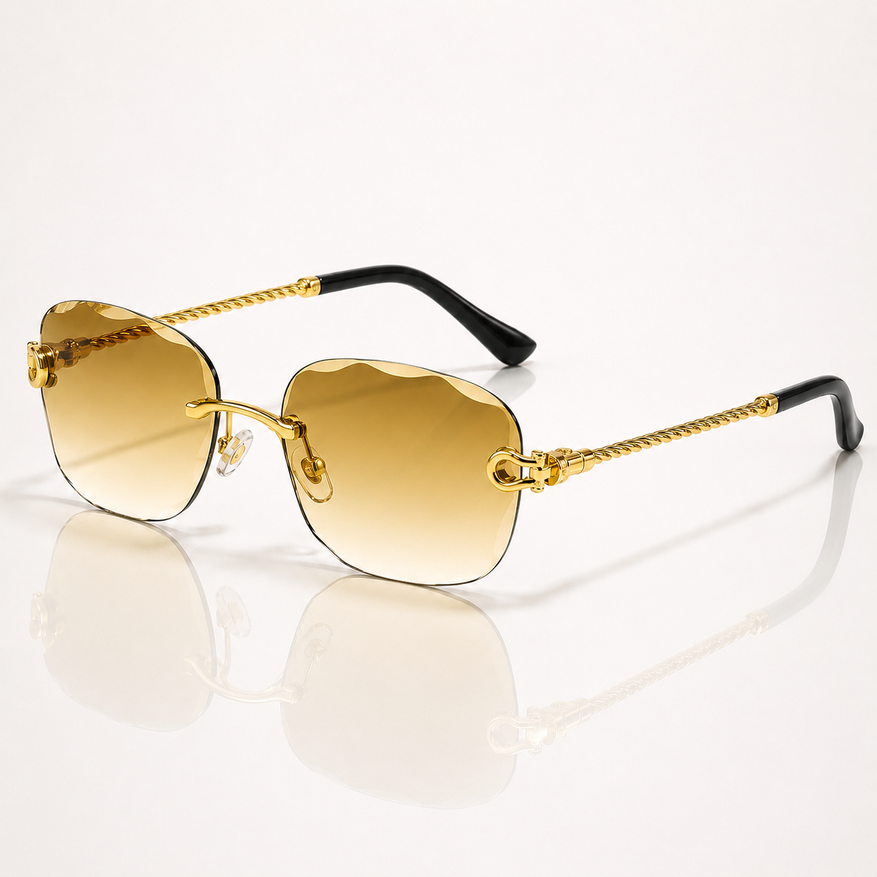 Nessus UV400 Rimless Sunglasses