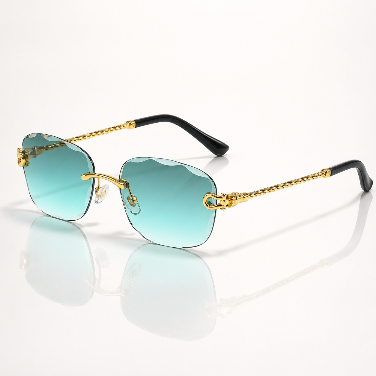 Nessus UV400 Rimless Sunglasses