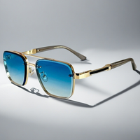Hippocrates UV400 Aviator Sunglasses