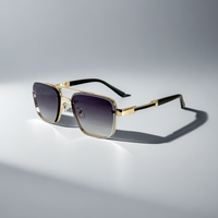 Hippocrates UV400 Aviator Sunglasses