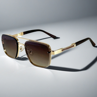 Hippocrates UV400 Aviator Sunglasses