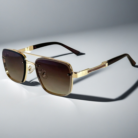 Hippocrates UV400 Aviator Sunglasses