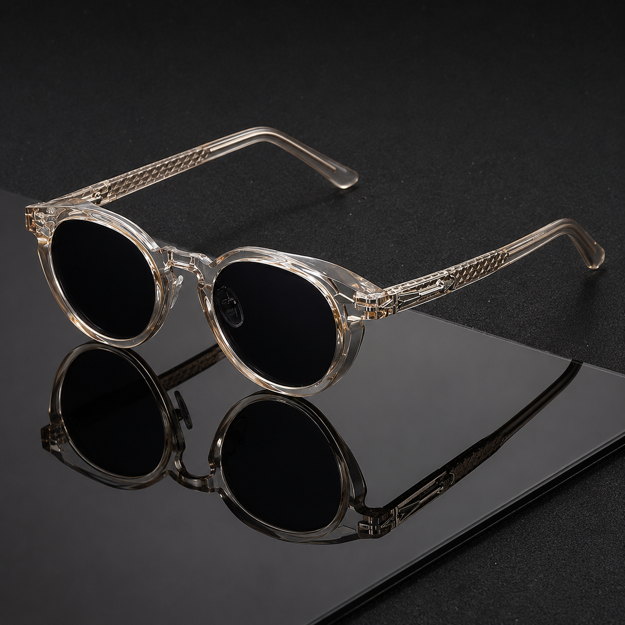 Agamemnon UV400 Round Sunglasses