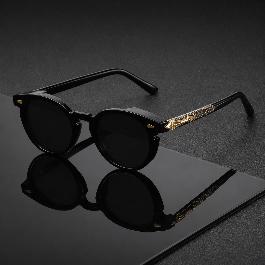 Agamemnon UV400 Round Sunglasses