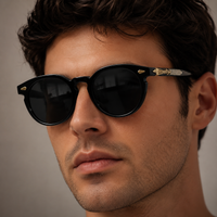 Agamemnon UV400 Round Sunglasses