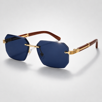 Solon UV400 Rimless Sunglasses