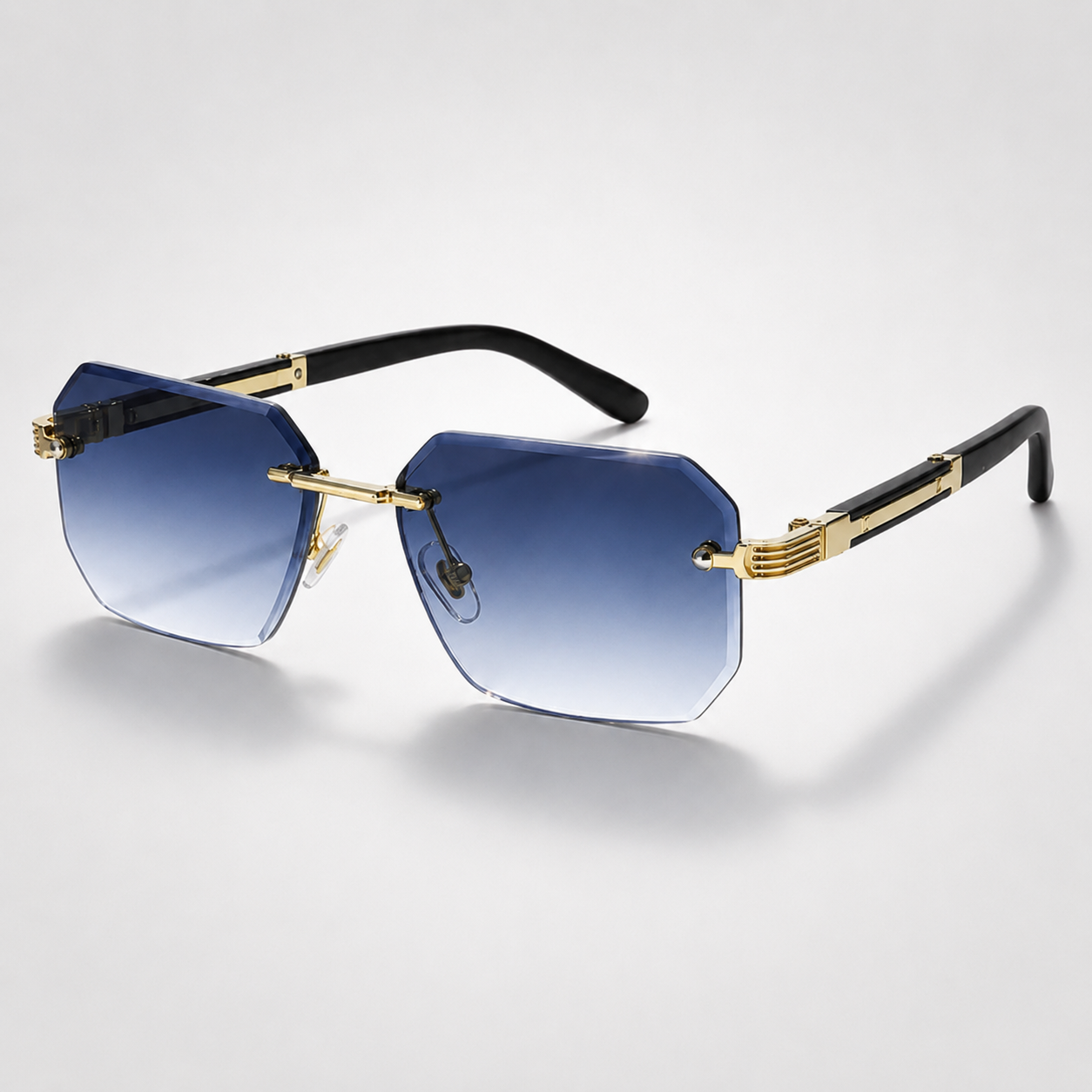 Solon UV400 Rimless Sunglasses