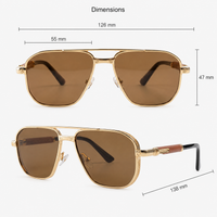 Theron UV400 Square Sunglasses