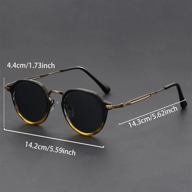Plato UV400 Round Sunglasses