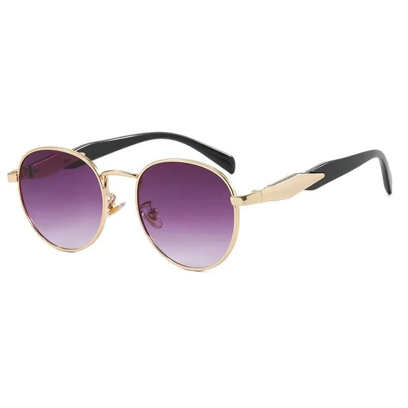 Myron UV400 Round Sunglasses_5