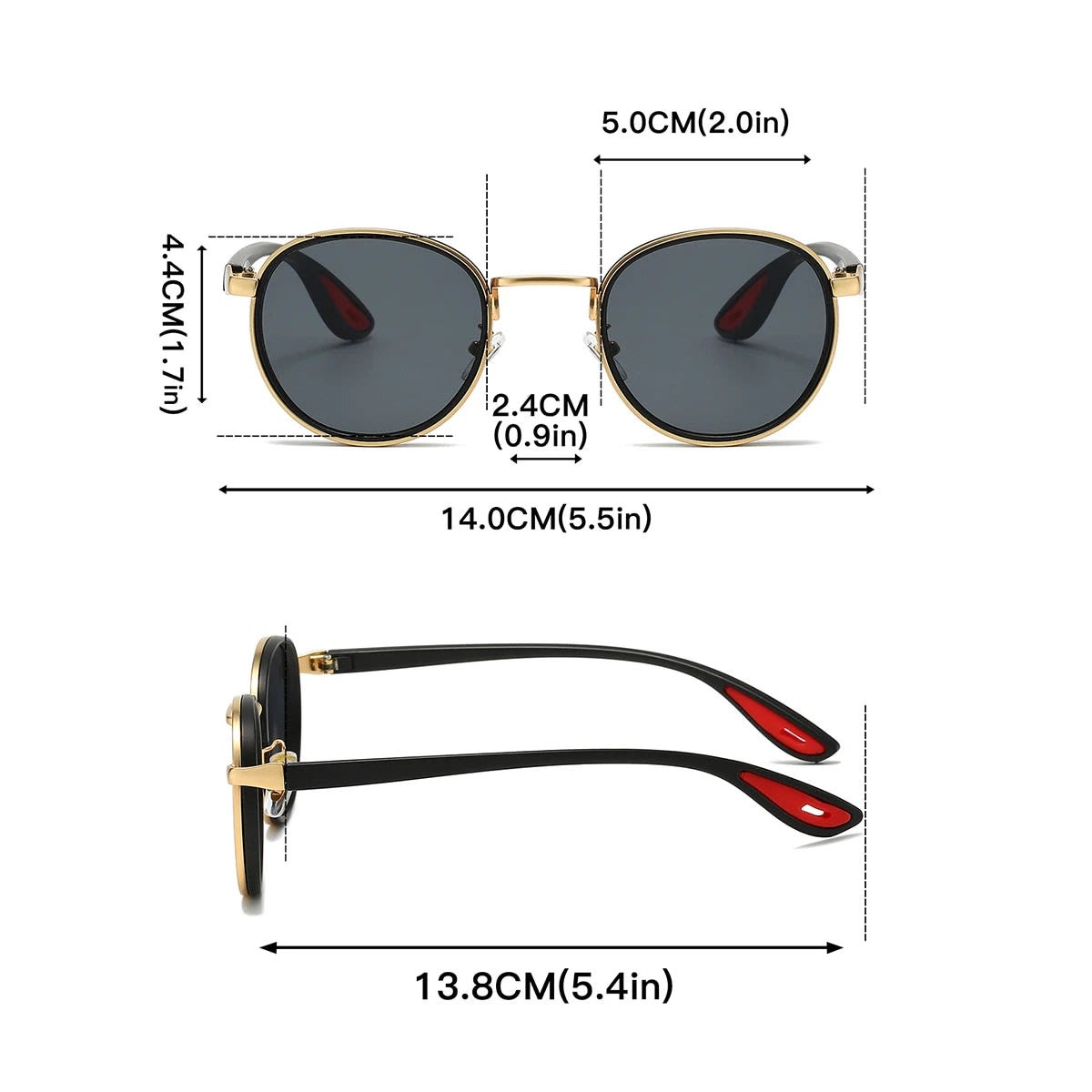 Aristotle UV400 Round Sunglasses_6