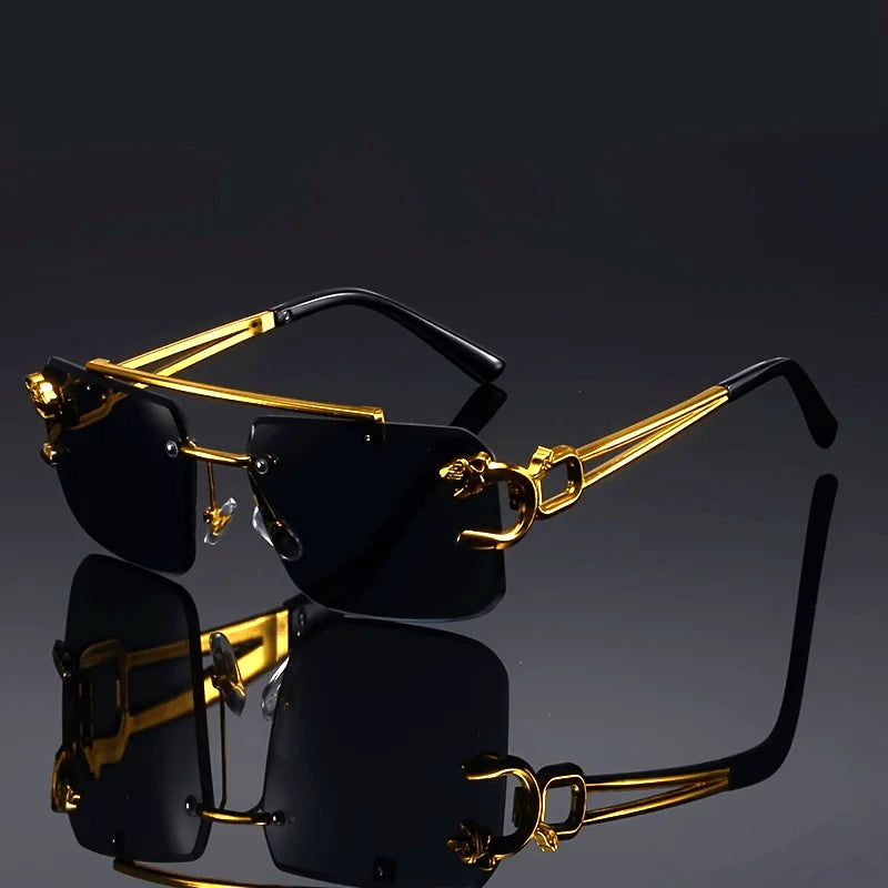 Jason UV400 Rimless Sunglasses