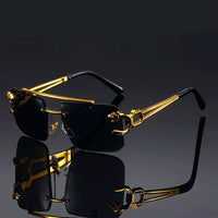 Jason UV400 Rimless Sunglasses