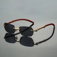 Damon UV400 Rimless Sunglasses