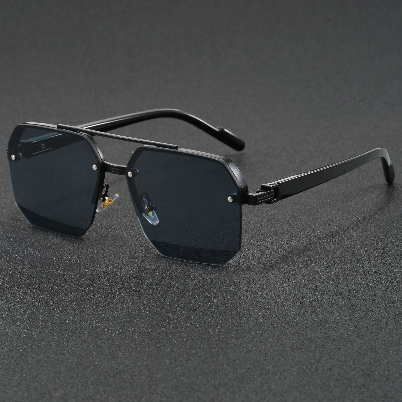 Hephaestus UV400 Rimless Sunglasses