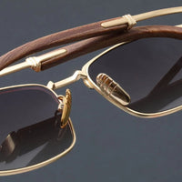 Meriones Polarized Browline Sunglasses