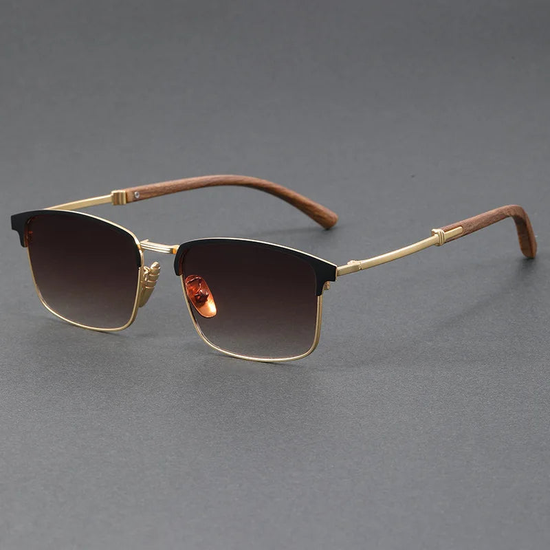 Meriones Polarized Browline Sunglasses