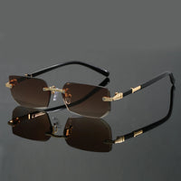 Lysander UV400 Rimless Sunglasses